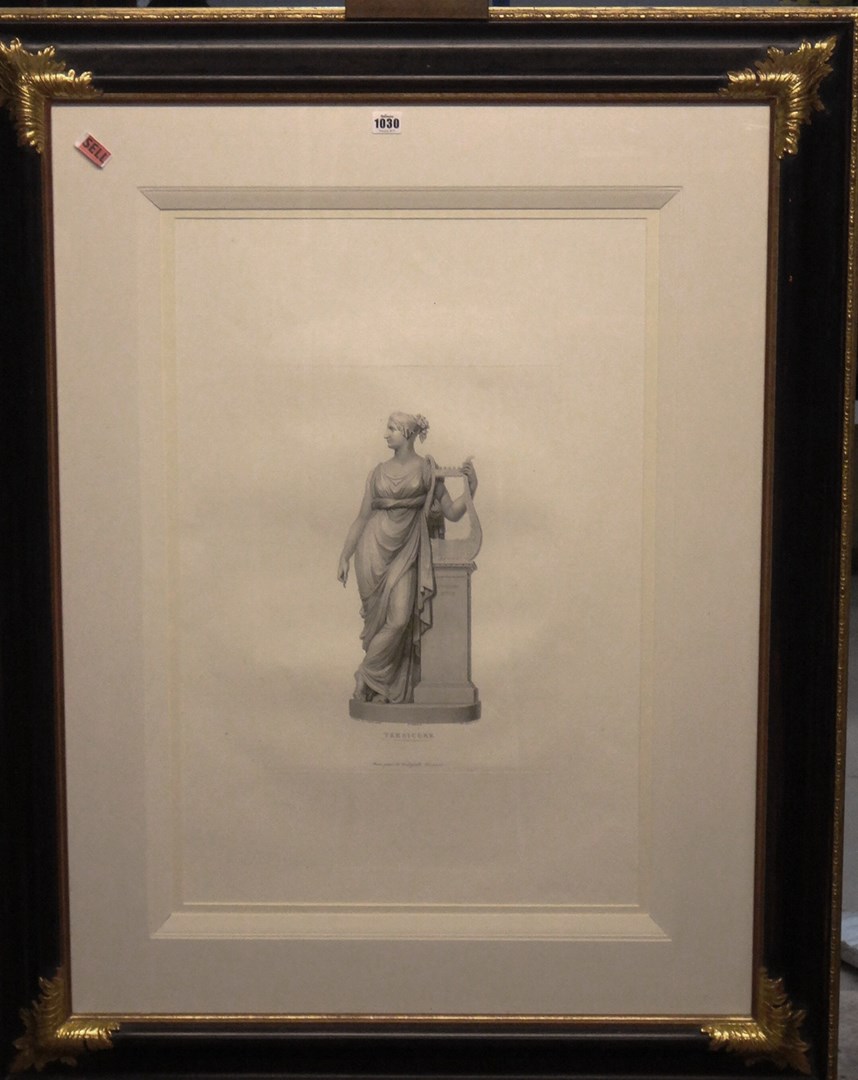 Appraisal: After G Tognoli Danzatrice Tersicore a set of four engravings