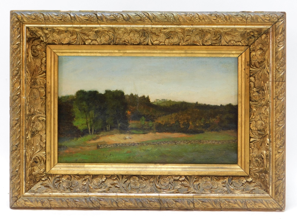 Appraisal: GEORGE WILLIAM WHITAKER LANDSCAPE PAINTING Rhode Island New York Massachusetts