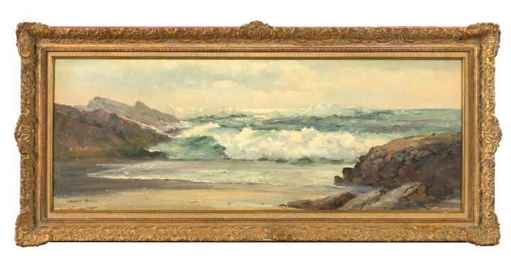 Appraisal: Robert Wood American - Surf Song oil on canvas signed