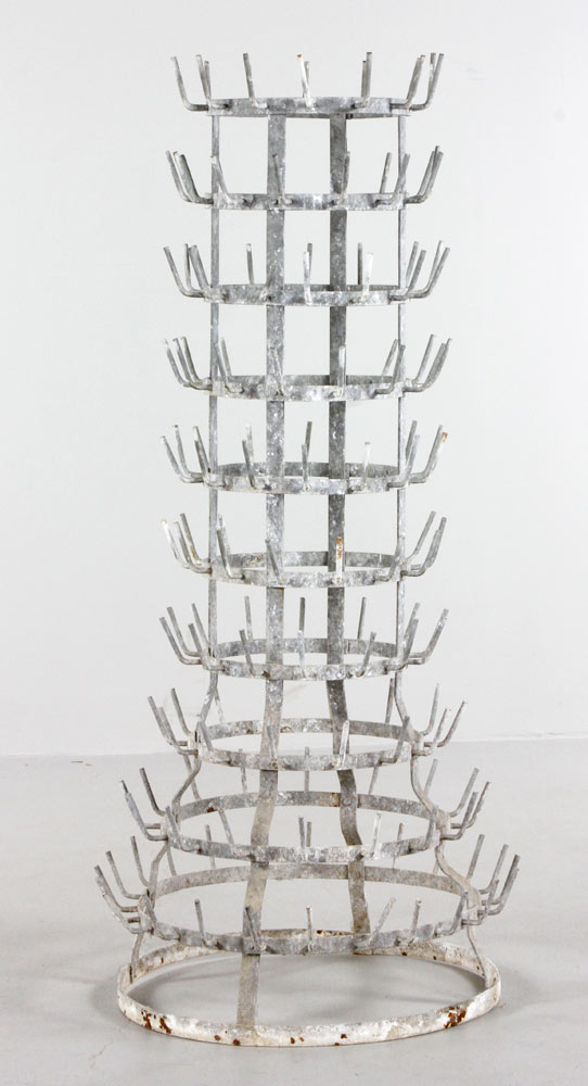 Appraisal: - Wine Bottle Rack in the Manner of Marcel Duchamp