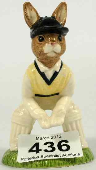 Appraisal: Royal Doulton Bunnykins Figure Wicketkeeper DB Limtied Edition Boxed