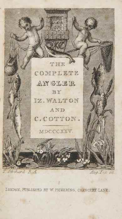 Appraisal: Walton Izaak Charles Cotton The Complete Angler or The Contemplative