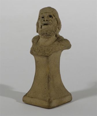 Appraisal: A Martin Brothers stoneware Knight chess piece by Robert Wallace