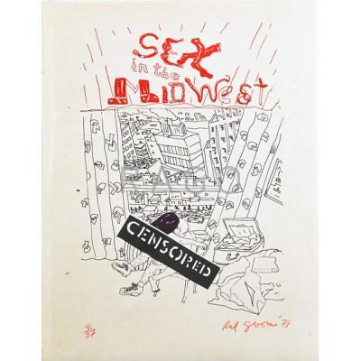 Appraisal: Red Grooms American b Sex in the Midwest Screenprint and