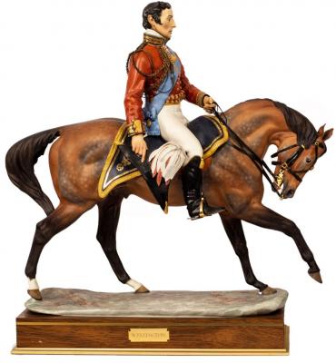 Appraisal: A Royal Worcester equestrian figure of the Duke of Wellington