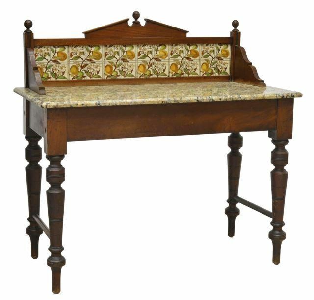 Appraisal: American Victorian granite-top wash stand late th early th c