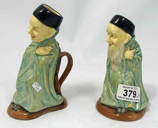 Appraisal: Royal Doulton small pair of toby jugs The Spooks D