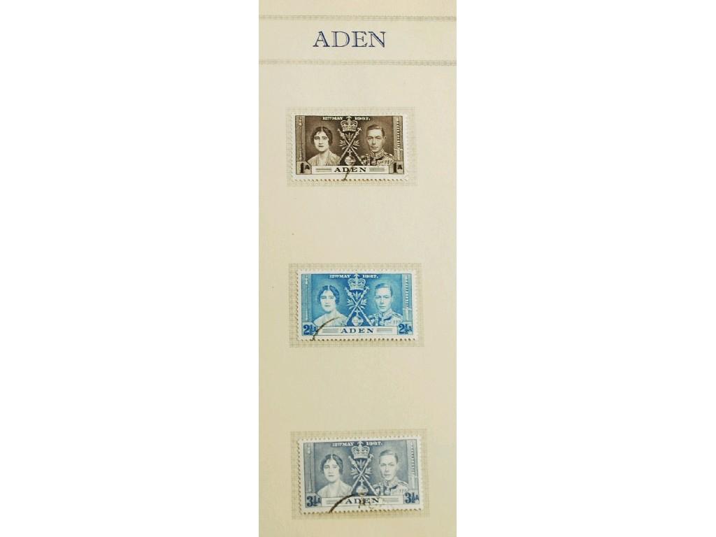 Appraisal: BRITISH COMMEMORATIVE COLLECTION OF FOUR ALBUMS AND FIVE BINDERS including