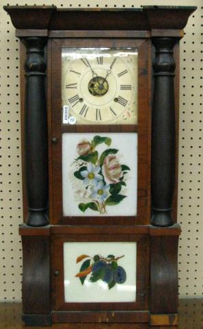 Appraisal: Seth Thomas Ogee Eight Day Clock reverse painted glass