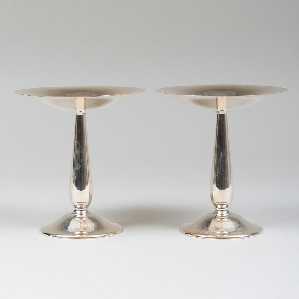 Appraisal: Pair of Allan Adler Silver Compotes Marked 'Sterling' x in