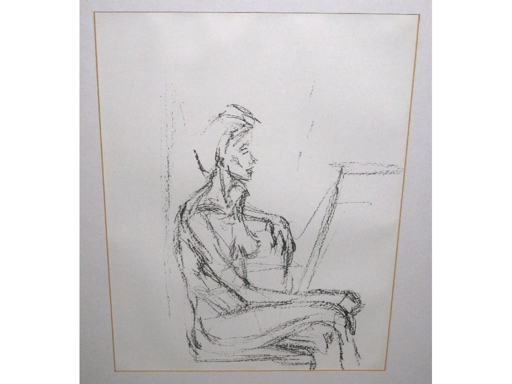 Appraisal: AFTER ALBERTO GIAGOMETTI lithograph 'Nude'