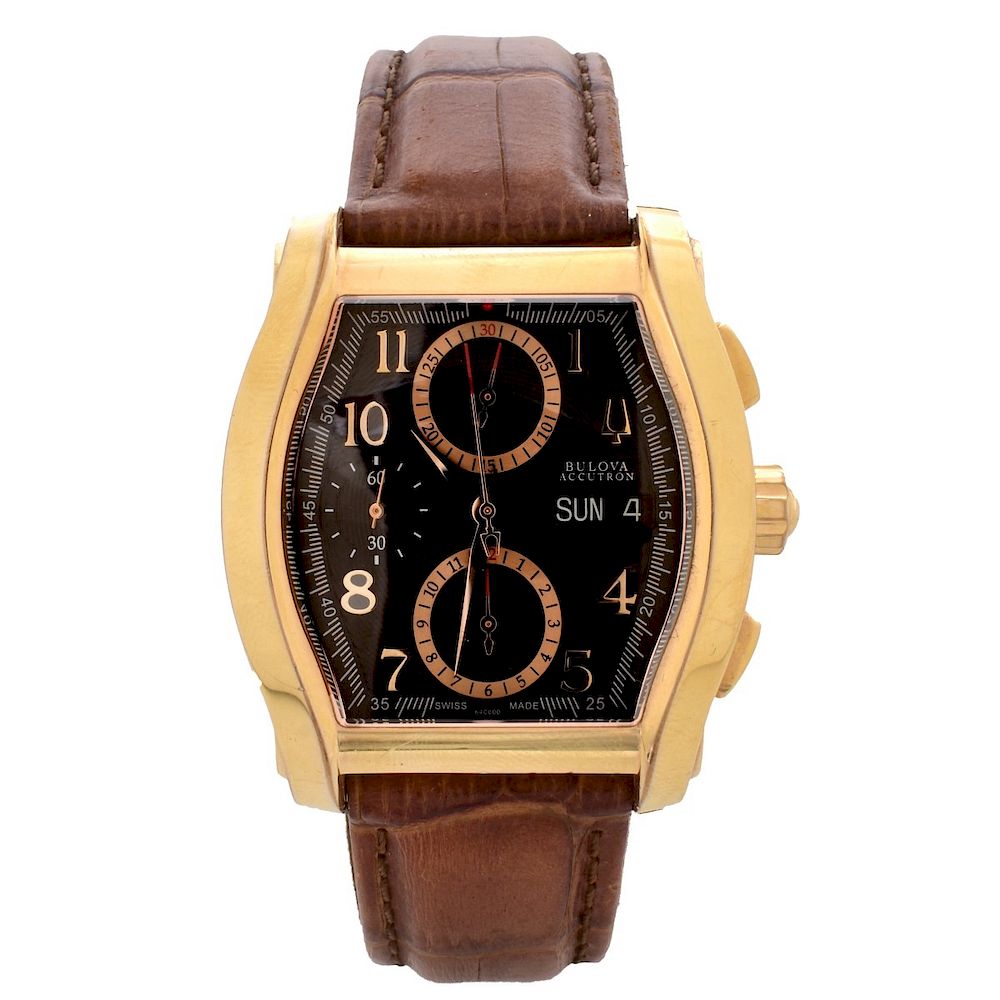 Appraisal: Bulova Accutron Chronograph Men's Bulova Accutron Chronograph Model C Automatic