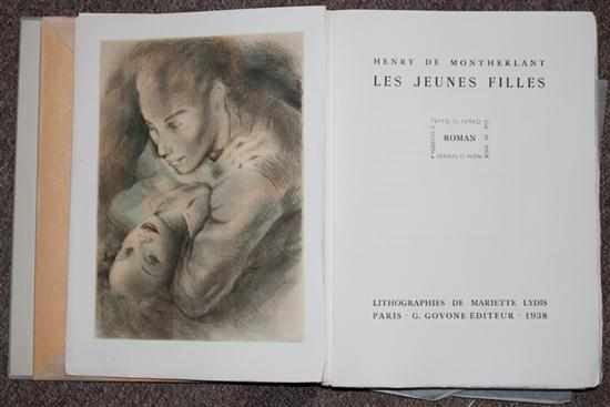 Appraisal: Fine Press Illustrations Henry des Montherlant ''Les Jeunes Filles ''