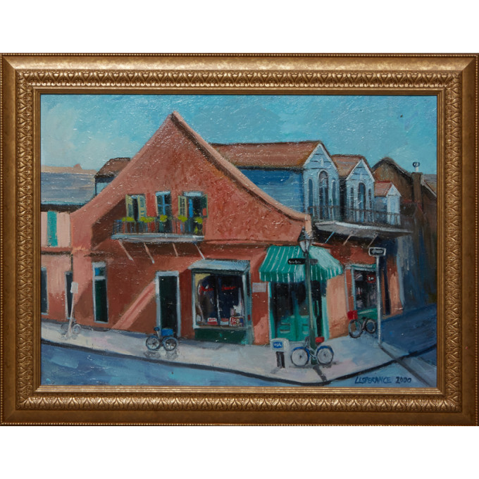 Appraisal: Linda Lesperance New York New Orleans Corner Store c oil