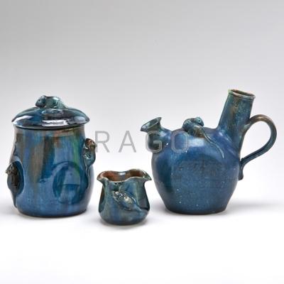 Appraisal: ART NOUVEAU CERAMICS Condition Report