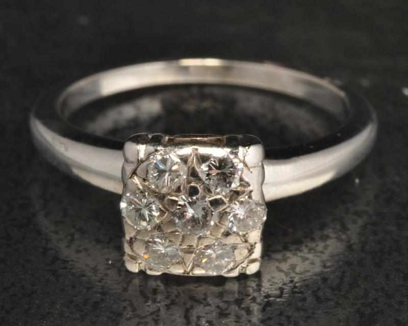 Appraisal: K W Gold Diamond Ring Description Diamonds ctw Condition Excellent