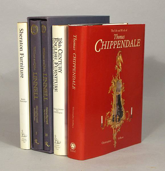 Appraisal: FURNITURE ANTIQUES ART Approx vols including Gilbert Christopher Furniture at