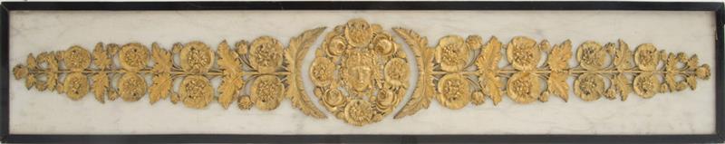 Appraisal: GROUP OF TEN FRENCH ORMOLU-MOUNTED FAUX MARBLE PLAQUES In the