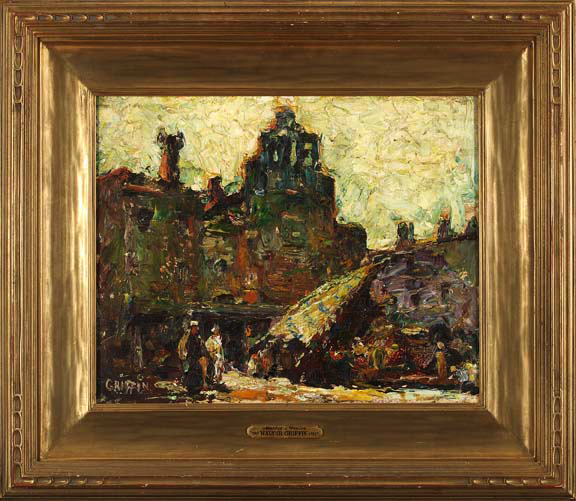 Appraisal: Walter Parson Shaw Griffin American Maine - Market Place Venice