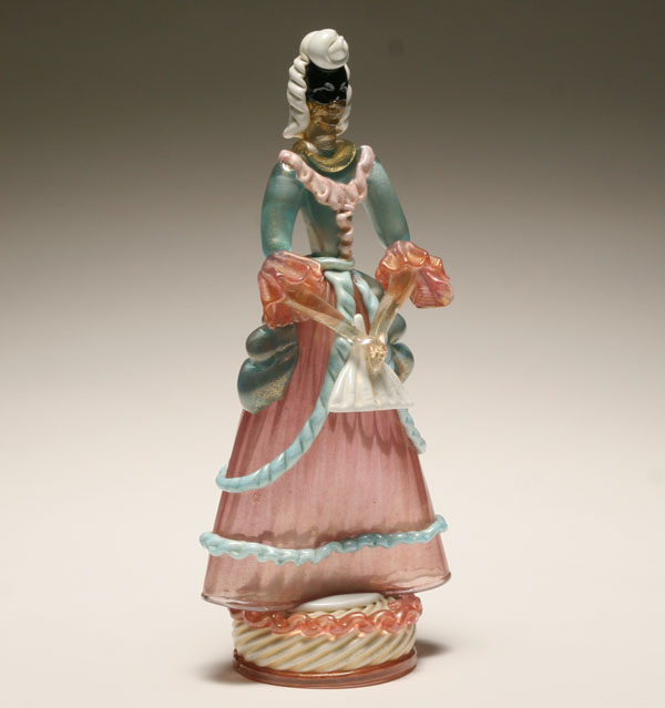 Appraisal: AVEM Murano art glass figure of a female carnevale attributed