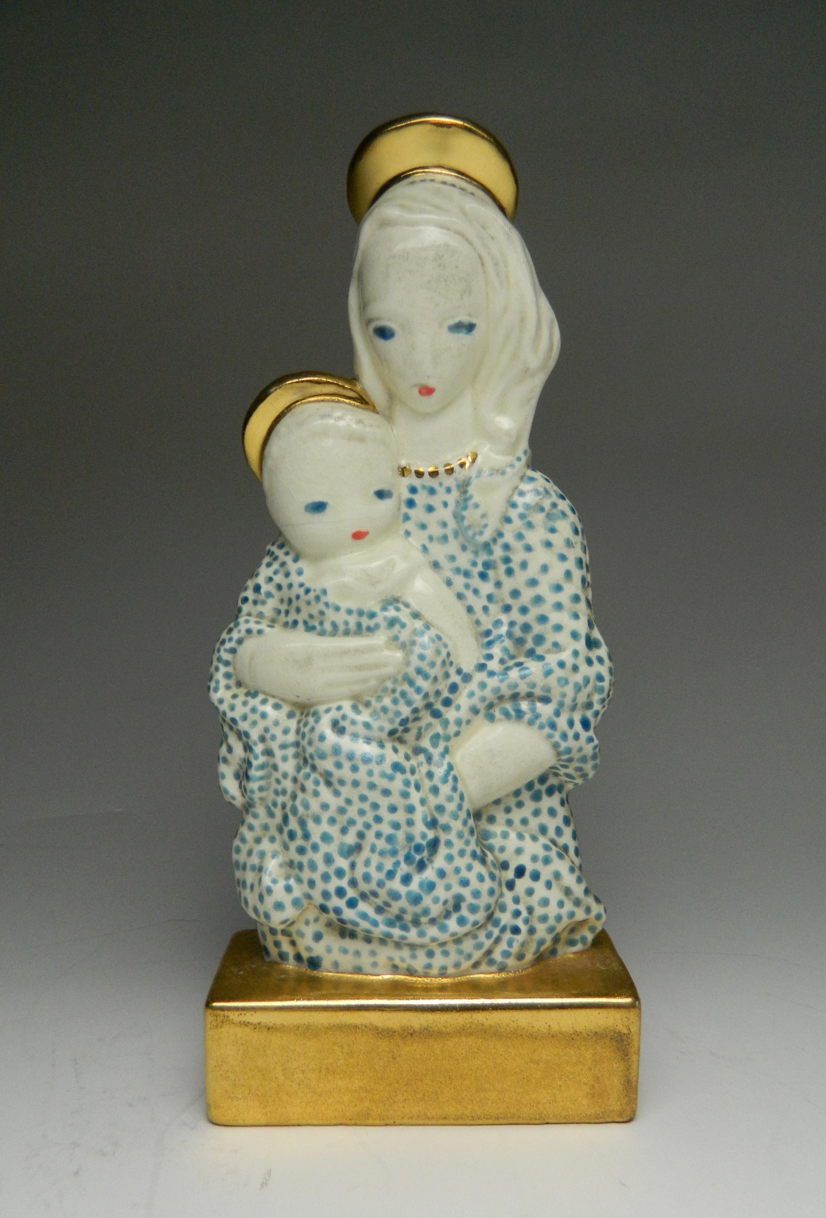 Appraisal: Waylande Gregory - Madonna and Child ceramic figurine ''h