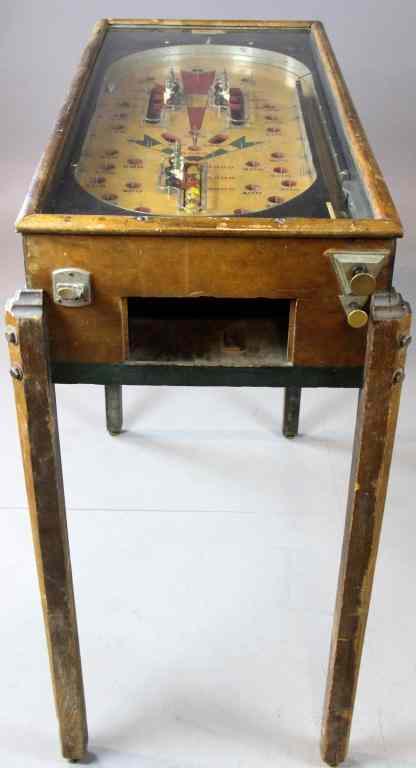 Appraisal: Antique Bally Cents Pinball MachineA patented September Bally ''Signal'' IPD