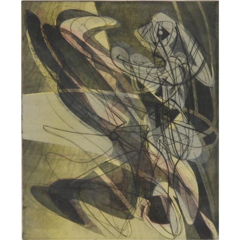 Appraisal: STANLEY WILLIAM HAYTER - JEUX D'EAU WATER PLAY TRIAL ENGRAVING