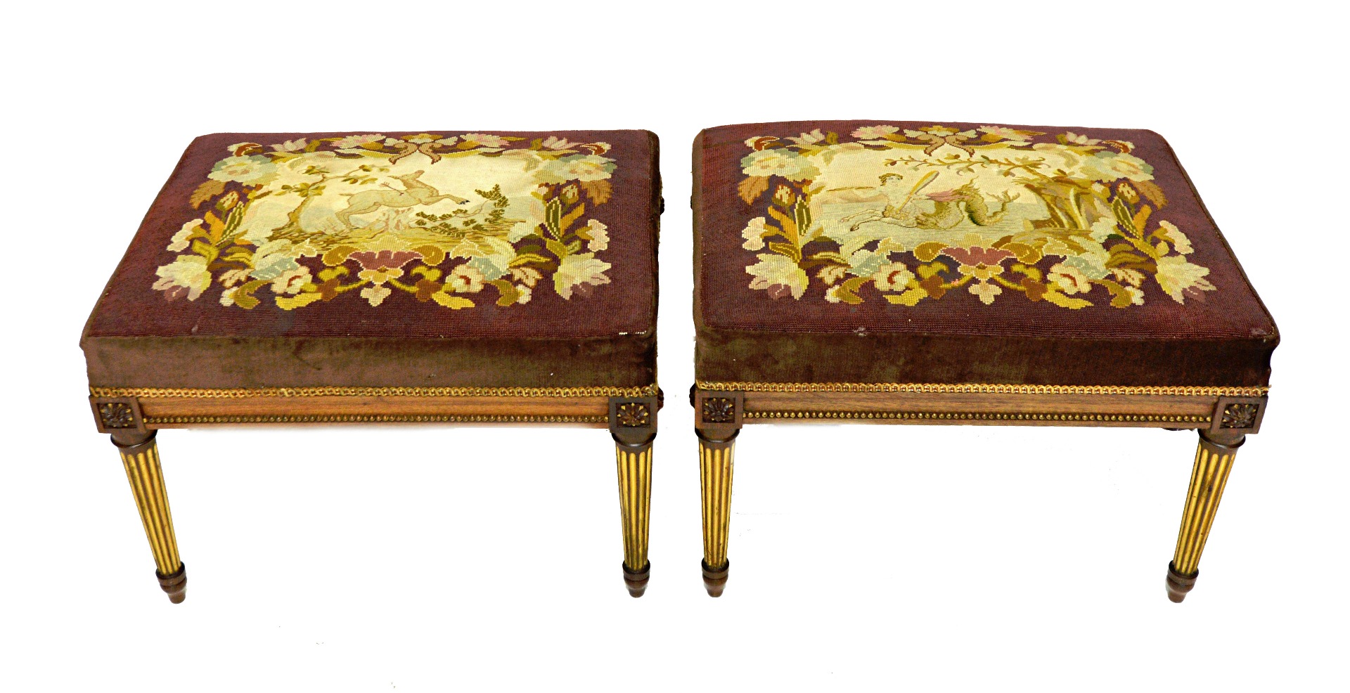 Appraisal: A pair of early th century French Louis XVI style