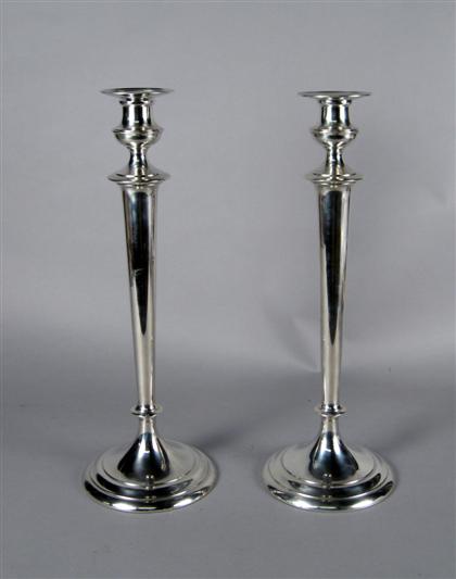 Appraisal: Pair of large Gorham sterling silver candlesticks date mark for