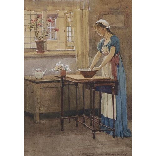 Appraisal: Alice Bolingbroke Woodward - - A Kitchen Maid signed dated