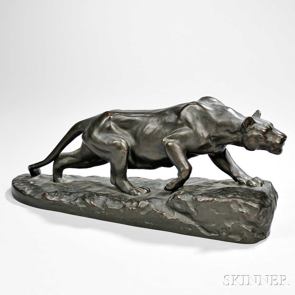 Appraisal: After Isadore-Jules Bonheur French - patinated plaster reproduction th century