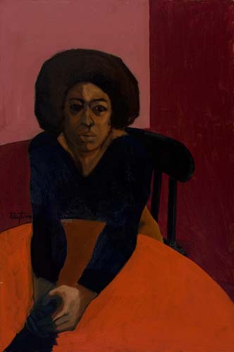 Appraisal: MARTIN PAYTON - Woman Seated at the Red Table Oil