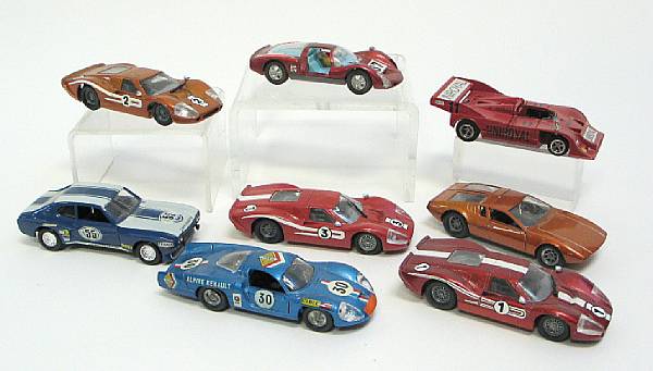 Appraisal: Solido racing cars Lot includes rd French manufactured automobiles several