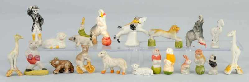 Appraisal: Lot of Porcelain Animals Description Includes circus animals farm animals