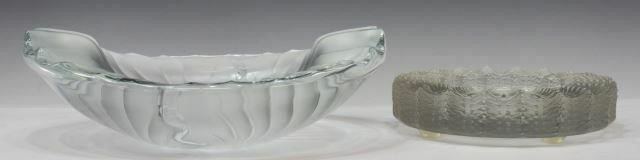 Appraisal: lot of French Lalique art crystal cendriers ashtrays including Nancy