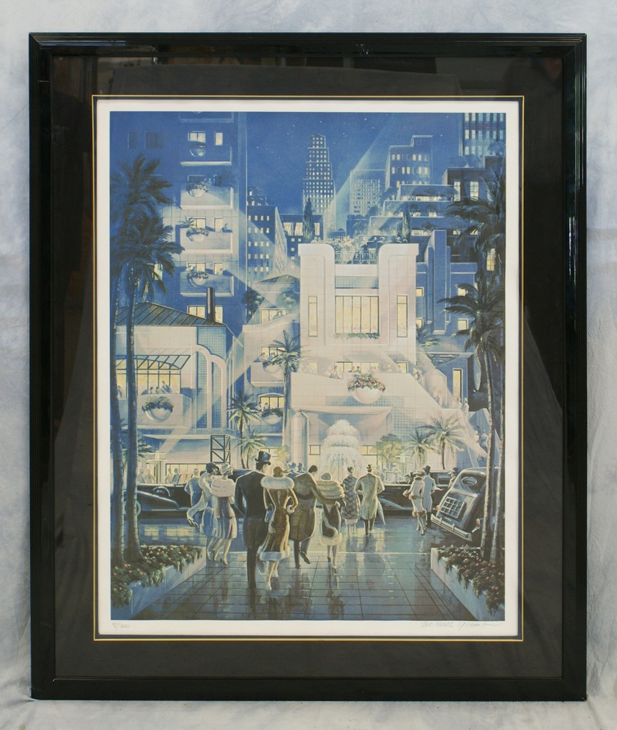 Appraisal: Michael Young American b Yale University MFA LE serigraph By