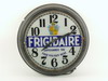 Appraisal: WALL CLOCK - Round electric gallery wall clock marked 'Frigidaire'