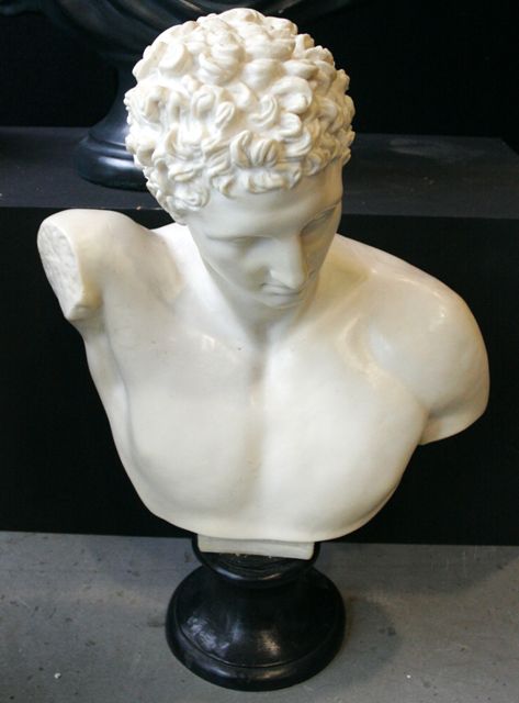 Appraisal: A moulded bust of Hermes after the antique cm high