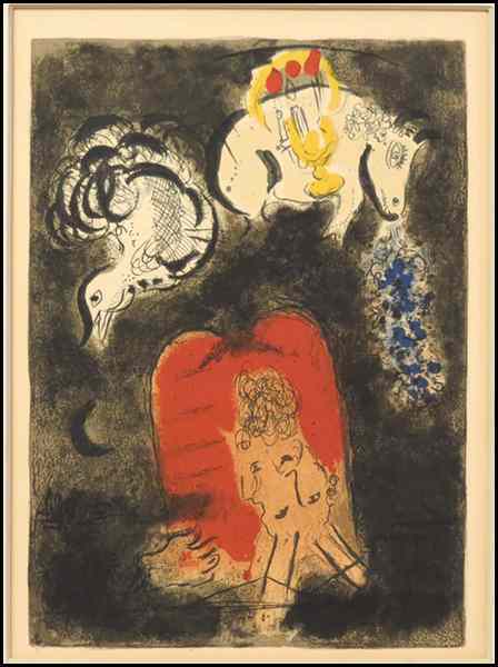 Appraisal: MARC CHAGALL - THE STORY OF THE EXODUS - FRONTISPIECE