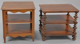 Appraisal: Two Ethan Allen three tier tables ht in top x