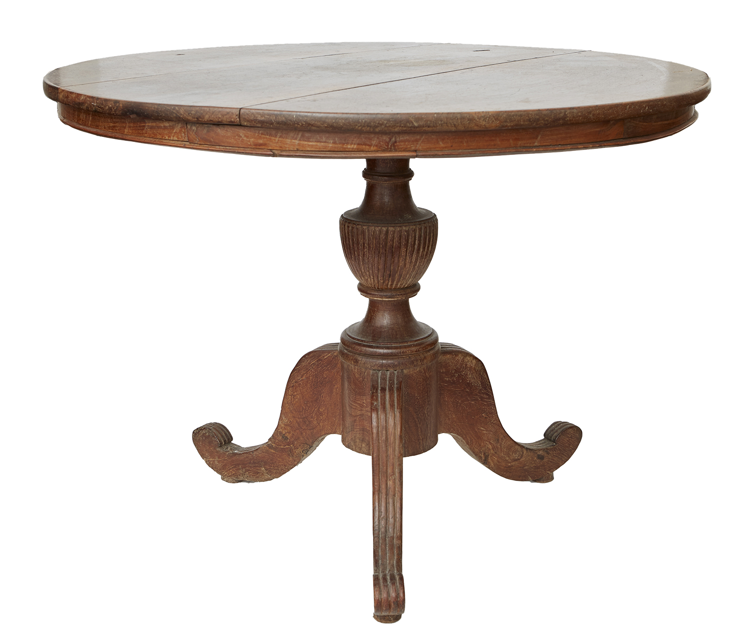 Appraisal: AN ANGLO INDIAN ROSEWOOD TILT TOP TABLE The plain circular