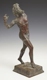 Appraisal: Patinated Bronze Classical Statue of a Male Athlet Patinated Bronze