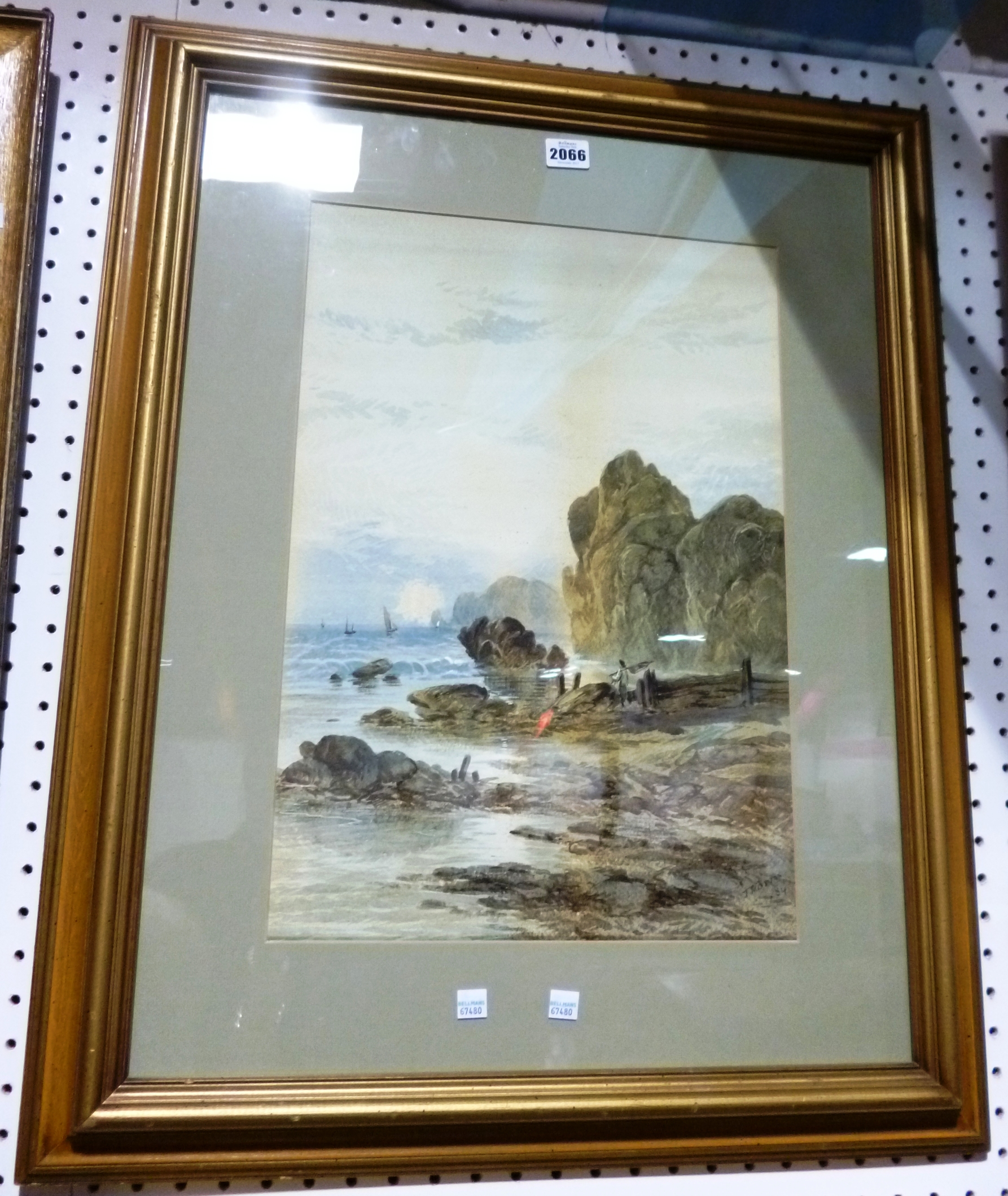 Appraisal: J Morris th century Coastal scenes a pair of watercolours