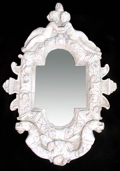 Appraisal: A Renaissance Revival plaster mirror height in width in