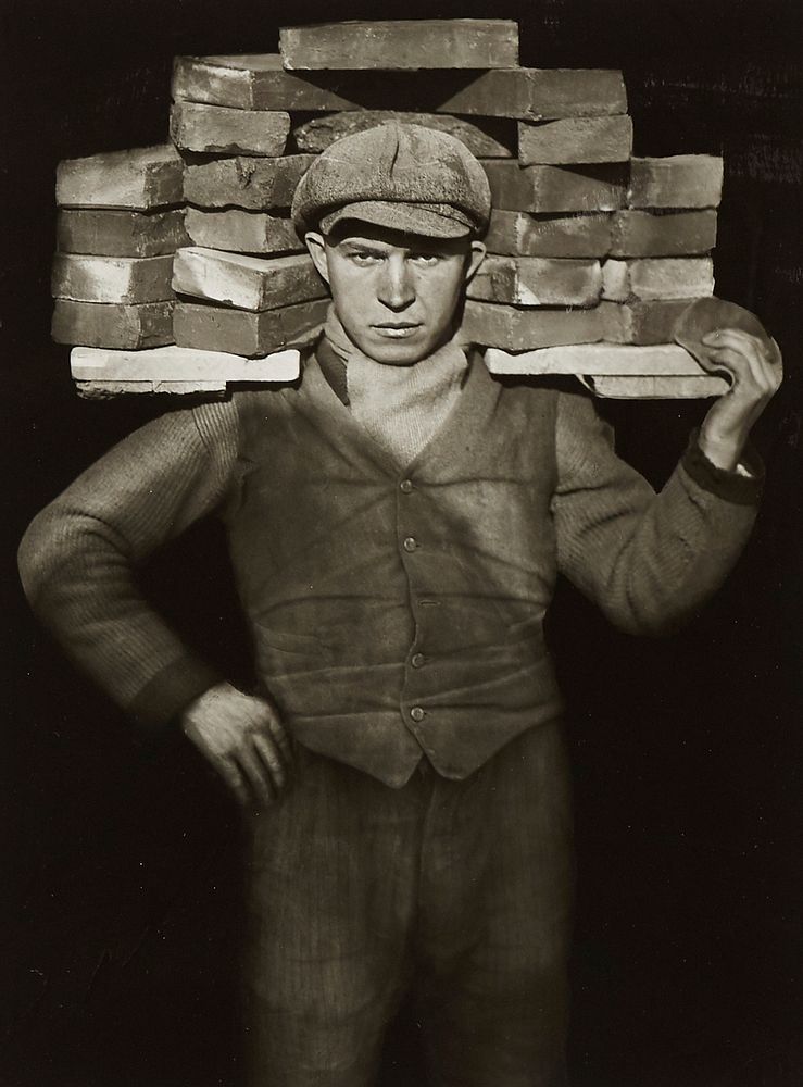 Appraisal: Auguste Sander Bricklayer Photograph August Sander - Photograph titled Bricklayer