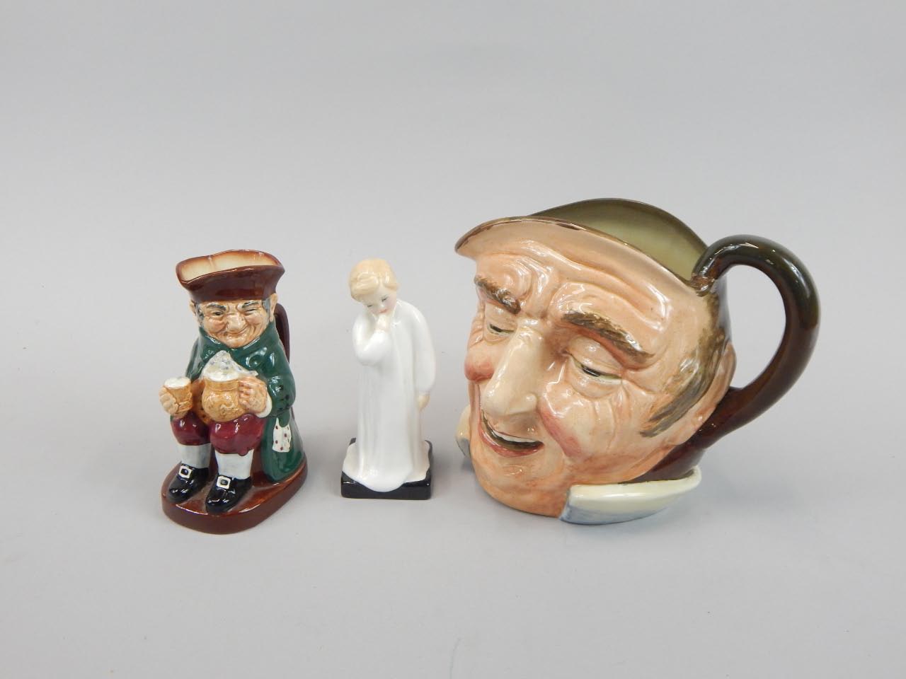 Appraisal: Three items of Royal Doulton porcelain to include Farmer John