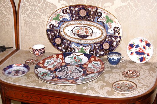 Appraisal: Title Chinese-Export Porcelain Strainer with other Imari ware Medium porcelain