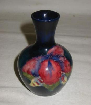 Appraisal: A MOORCROFT POTTERY VASE of baluster form tube lined in