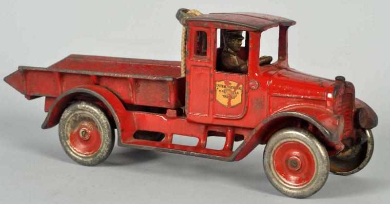 Appraisal: Cast Iron Arcade Int'l Harvester Dump Truck Toy American Solid