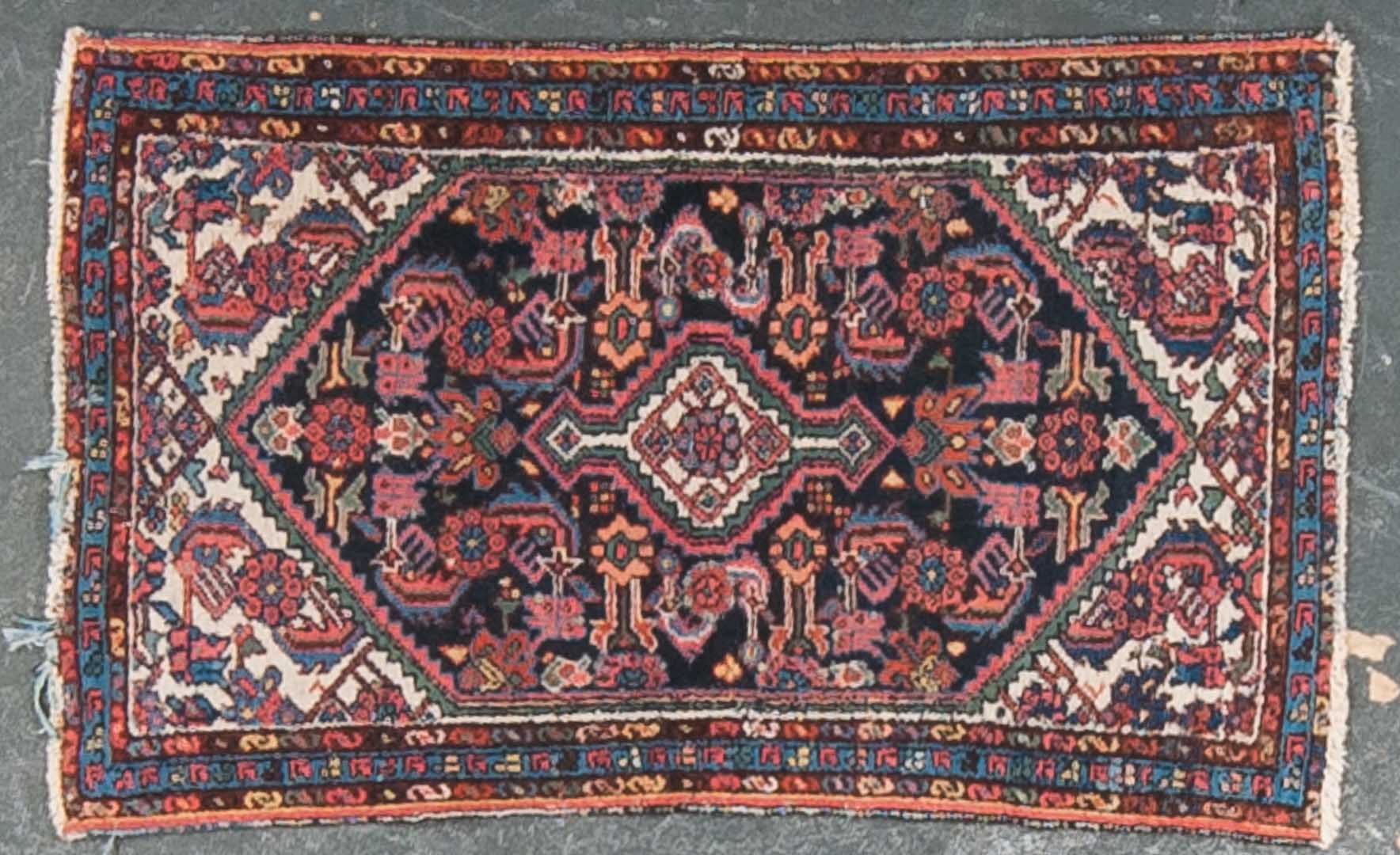 Appraisal: Semi-antique Hamadan rug approx x Iran circa